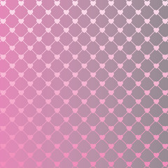 Vector seamless pattern with hearts and dots, romantic wallpaper, background for mother's day or valentine's day, 8th march
