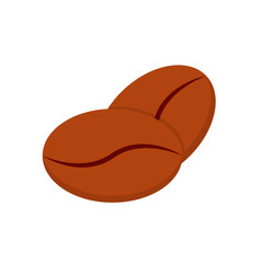 Coffee beans. Vector illustration isolated on white background