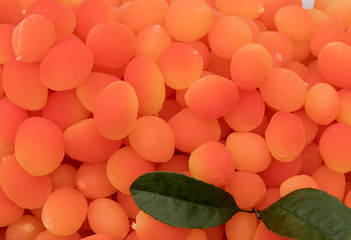 Many golden plums