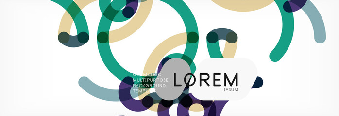 Abstract color lines on white. Modern colorful flow poster wave. Art design for your project