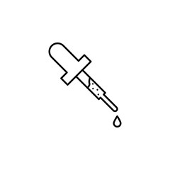 Dropper, medical, spa outline icon. Signs and symbols can be used for web, logo, mobile app, UI, UX