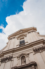 Fototapeta na wymiar historic building in Rome Italy