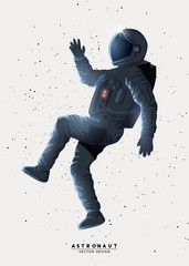 Spaceman Astronaut Floating In Space © James Thew