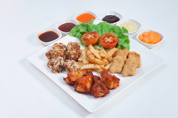 American-style food includes several menus