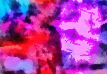 Abstract watercolor background. Hand drawn scratched grunge unusual texture. Custom design pattern. Digital painting oil artwork.