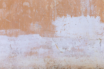 The old wall is platered to protect it from damage.