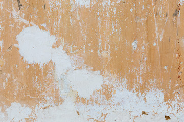 The old wall is platered to protect it from damage.
