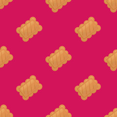 Cookies seamless pattern