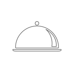  Food service cover icon , vector illustration , flat design