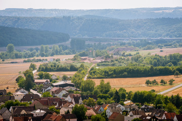 Ausblick auf Homburg Main-Spessart-Kreis