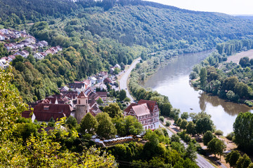 Ausblick auf Homburg Main Spessart Kreis