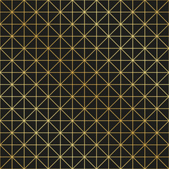 Seamless decorative geometric line pattern background