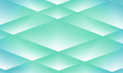 Obraz premium Geometric minimalist abstract background in trendy blue and green colors