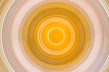 Motion blurred abstract in around shape
