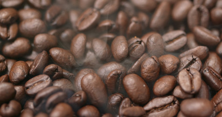 Coffee bean in brown colour