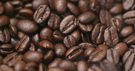 Obraz premium Stack of coffee bean