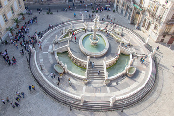 Piazza Pretoria o Della Vergogna di Palermo in Sicilia