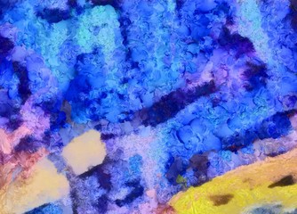 High quality detailed close up texture. Macro background in oil. Dry strokes of brush. Amazing beauty backdrop. Perfect pattern in vintage painting style.