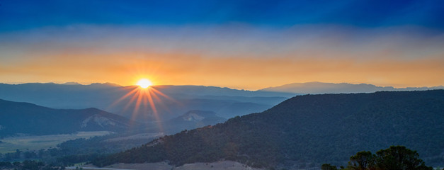 Sunrise at Ridgway State Park Colorado
