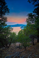 Dusk Over Ridgway Reservoir