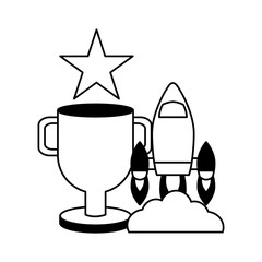 rocket trophy star video game