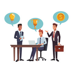 business teamwork dialogue