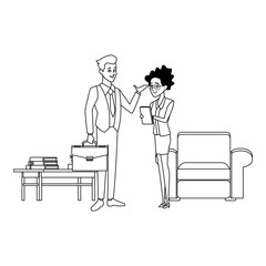 business coworker conversation