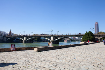 Puente de Triana in Sevilla