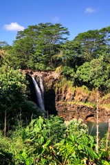 Rainbow Falls located near Hilo, Hawaii
