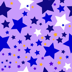 seamless background with stars