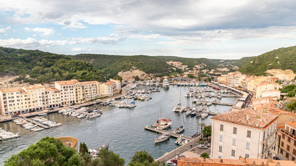 Le port de Bonifacio, Corse