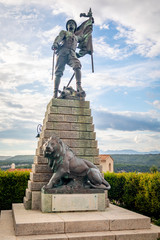 Monument à la mémoire des légionnaires à Bonifacio, Corse.
