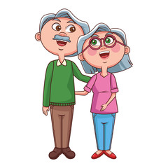 elder couple grandparents