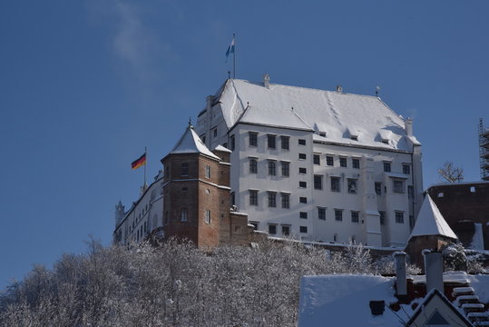 Burg Trausnitz Landshut im Winter