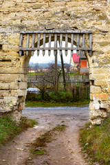 Stare Selo Old village Castle, Lviv region, Ukraine. Castle in the Stare Selo old village near the Lviv in western Ukraine