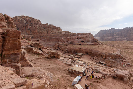 Petra, Jordan. Street of Facades