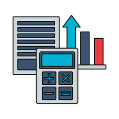 business calculator report chart