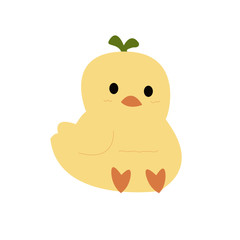 Nice duck. Children's illustration