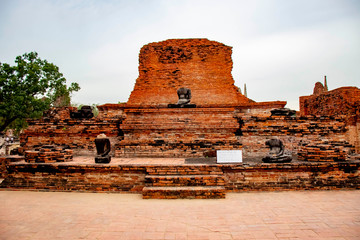 Wat Mahathat Temple in Ayutthaya, Thailand