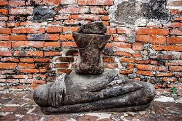 Wat Mahathat Temple in Ayutthaya, Thailand