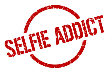 selfie addict stamp