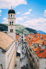 Fototapeta premium Photo from old walls in Dubrovnik, Croatia