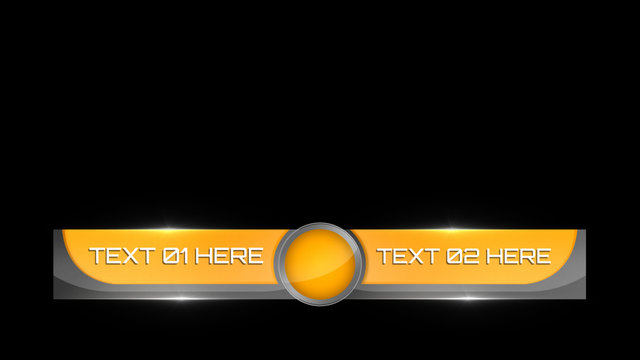 Technical Two-Text Lower Third