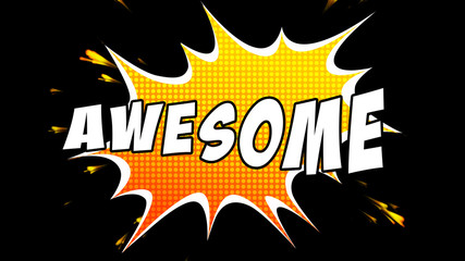 Spiked Comic Cloud Title