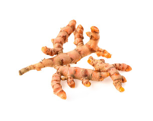 turmeric isolated on white background