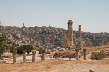 Fototapeta premium Temple of Hercules, Amman Citadel, Amman, Jordan
