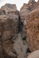 Fototapeta na wymiar Valley of Little Petra, Wadi Musa, Jordan