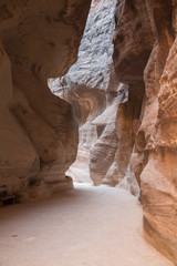 Al Siq, Valley, Petra, Wadi Musa, Jordan