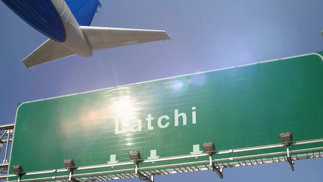 Airplane Take off Latchi