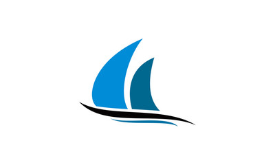 sailing logo vector